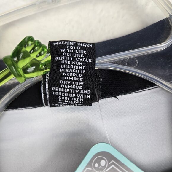 Disney Nightmare Before Christmas Button Shirt Men's S Sublimated Hill Scene - Picture 5 of 8